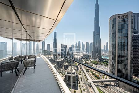 2 Bedroom Apartment for Sale in Downtown Dubai, Dubai - Burj and Fountain View | Furnished | High Floor