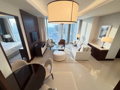 1 Bedroom Flat for Rent in Downtown Dubai, Dubai - Lovely Furnished One & Large Study The Address Sky View 1 Bedroom Flat for Rent in Downtown Dubai, Dubai - Lovely Furnished One & Large Study The Address Sky View