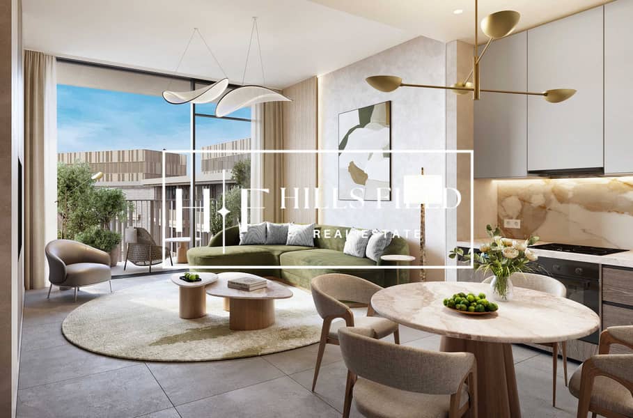 4 1BR - Kitchen and Living. jpg