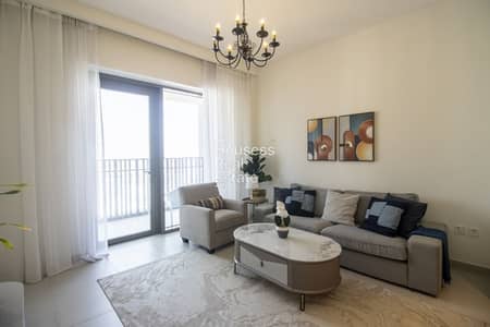 1 Bedroom Flat for Rent in Dubai Creek Harbour, Dubai - Furnished 1BR + Balcony | Private Beach Access | Dubai Creek Harbour