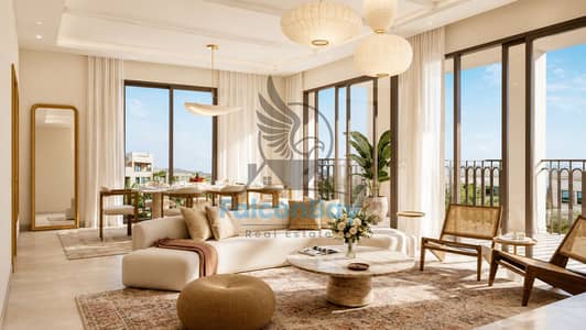 2 Bedroom Townhouse for Sale in Zayed City, Abu Dhabi - Sunlit Modern Neutral Living Space. png