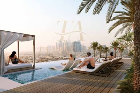Studio for Sale in Dubai Land Residence Complex (DLRC), Dubai - High Floor Studio | Pool & Garden View | Furnished