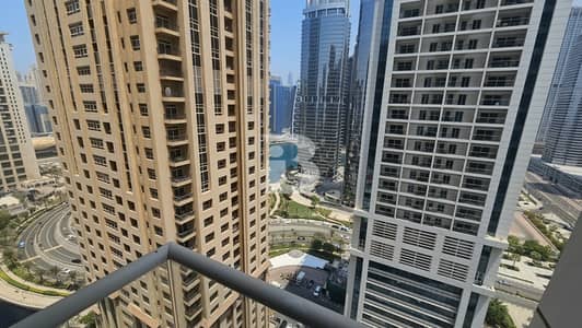 2 Bedroom Flat for Rent in Jumeirah Lake Towers (JLT), Dubai - Lake View Unit | Unfurnished | Mid Floor