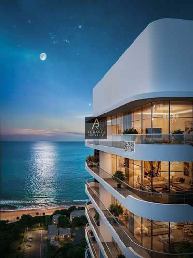 3 Bedroom Apartment for Sale in Al Rumaila, Ajman - 260211_RARE. 7710-AMWAJ-GJ_Exterior_Balcony Close up. png 3 Bedroom Apartment for Sale in Al Rumaila, Ajman - 260211_RARE. 7710-AMWAJ-GJ_Exterior_Balcony Close up. png