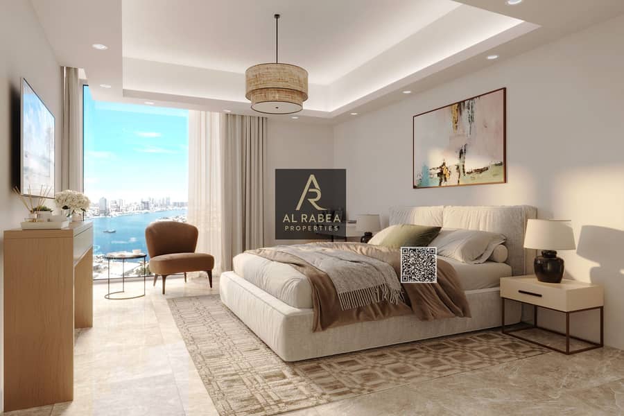 14 Standard Apt Bedroom Ajman Creek Towers. jpg