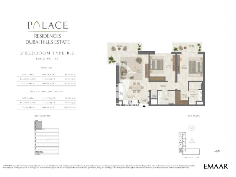 Palace Residences 2BR Close to Original Price Palace Residences 2BR Close to Original Price