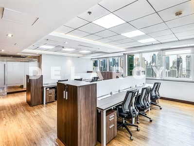 Office for Rent in Jumeirah Lake Towers (JLT), Dubai - Renovated | Fully Furnished | Opposite Metro Office for Rent in Jumeirah Lake Towers (JLT), Dubai - Renovated | Fully Furnished | Opposite Metro