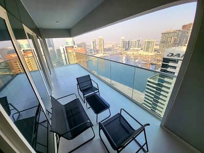 2 Bedroom Apartment for Rent in Business Bay, Dubai - Furnished 2BR Apartment | Reva Residences | Marina & Canal Views