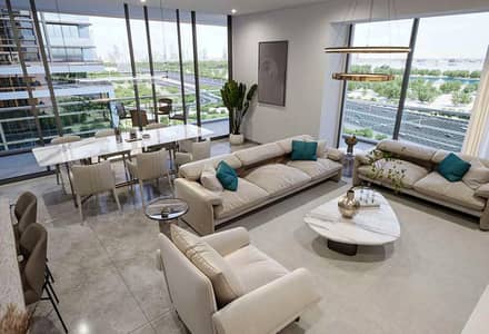 2 Bedroom Flat for Sale in Sobha Hartland, Dubai - Golf-course-view-High-Floor-Study-Room-SevenStone-11755-02. jpg