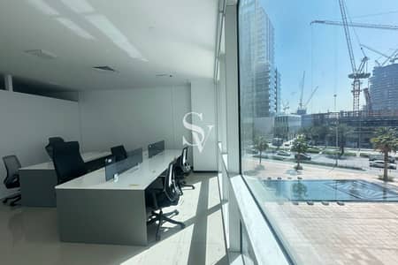 Office for Rent in Business Bay, Dubai - 4 parking's | Fully Fitted Office Space | Vacant