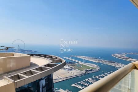 1 Bedroom Apartment for Rent in Dubai Marina, Dubai - 4 CHEQUES | MID FLOOR | PARTIAL SEA VIEW