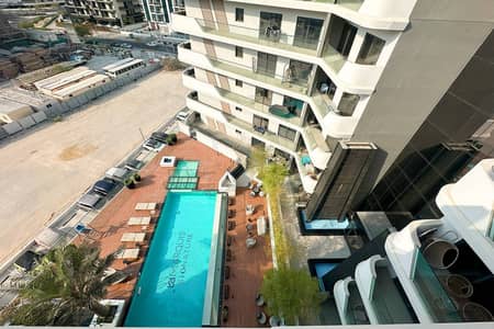 1 Bedroom Apartment for Rent in Arjan, Dubai - Wrap-Around Balcony | 1BHK With Pool View