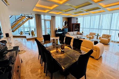 4 Bedroom Penthouse for Sale in Dubai Marina, Dubai - Upgraded|Fully Furnished Duplex Penthouse|High ROI