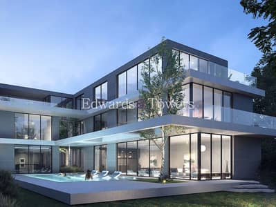 5 Bedroom Villa for Sale in Jumeirah Golf Estates, Dubai - Close to pool and park | Handover this quarter