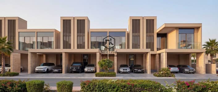 4 Bedroom Townhouse for Sale in Sobha Sanctuary, Dubai - 6PLEX-T4B-T4D_Front View_02. jpg
