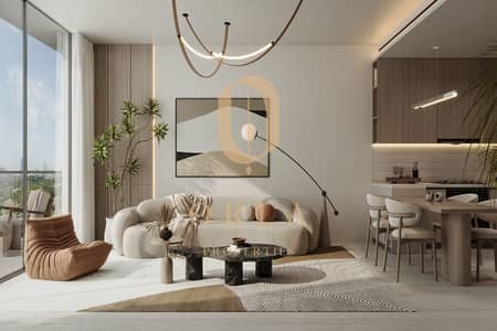 2 Bedroom Apartment for Sale in Jumeirah Village Circle (JVC), Dubai - Living View-1. jpeg