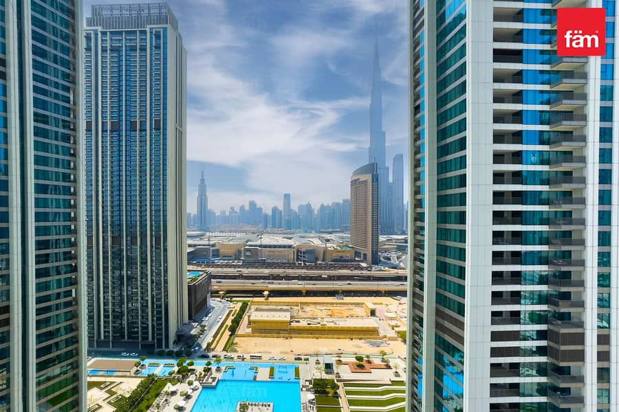 Corner Unit | Unfurnished | Burj Khalifa View Corner Unit | Unfurnished | Burj Khalifa View