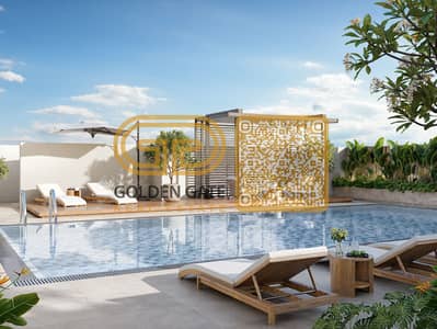 2 Schlafzimmer Wohnung zum zum Verkauf in Al Rashidiya, Ajman - 250310_Barjaeel-tower-interior_PoolView. png