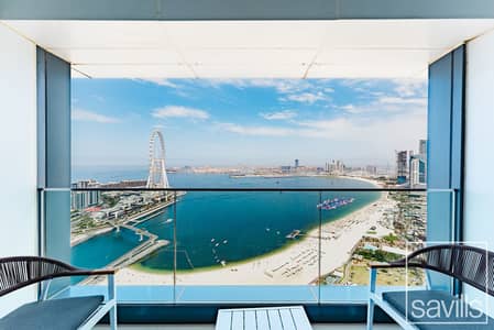 3 Bedroom Flat for Rent in Jumeirah Beach Residence (JBR), Dubai - Sea View | Private Beach | Vacant Now