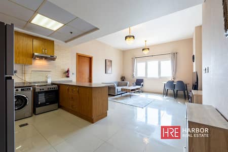 1 Bedroom Flat for Rent in Downtown Jebel Ali, Dubai - Spacious Furnished 1BR | Open View | Near Metro 1 Bedroom Flat for Rent in Downtown Jebel Ali, Dubai - Spacious Furnished 1BR | Open View | Near Metro