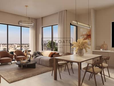 阿尔弗雷德街区， 迪拜 3 卧室单位待售 - 1bed_living. jpg