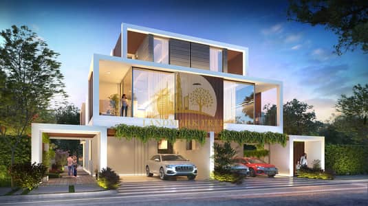 5 Bedroom Villa for Sale in DAMAC Hills 2 (Akoya by DAMAC), Dubai - D2 Twin villa front view_20231026. jpg