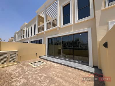4 Bedroom Townhouse for Rent in DAMAC Lagoons, Dubai - Ture Singel Row| Community View | Ready to Move In