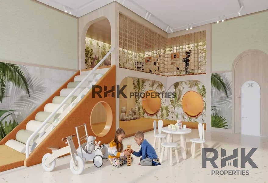 7 Indoor children's play area with slide and soft play at The Portman by Ellington Properties, Dubai