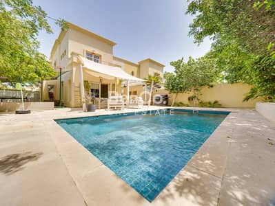 4 Bedroom Villa for Sale in The Springs, Dubai - Extended 4BR+Maid | Park Front | Private Pool