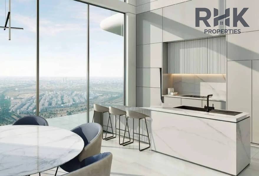 2 Resort-style wave pool and crystal lagoon amenities at Dubai waterfront residences