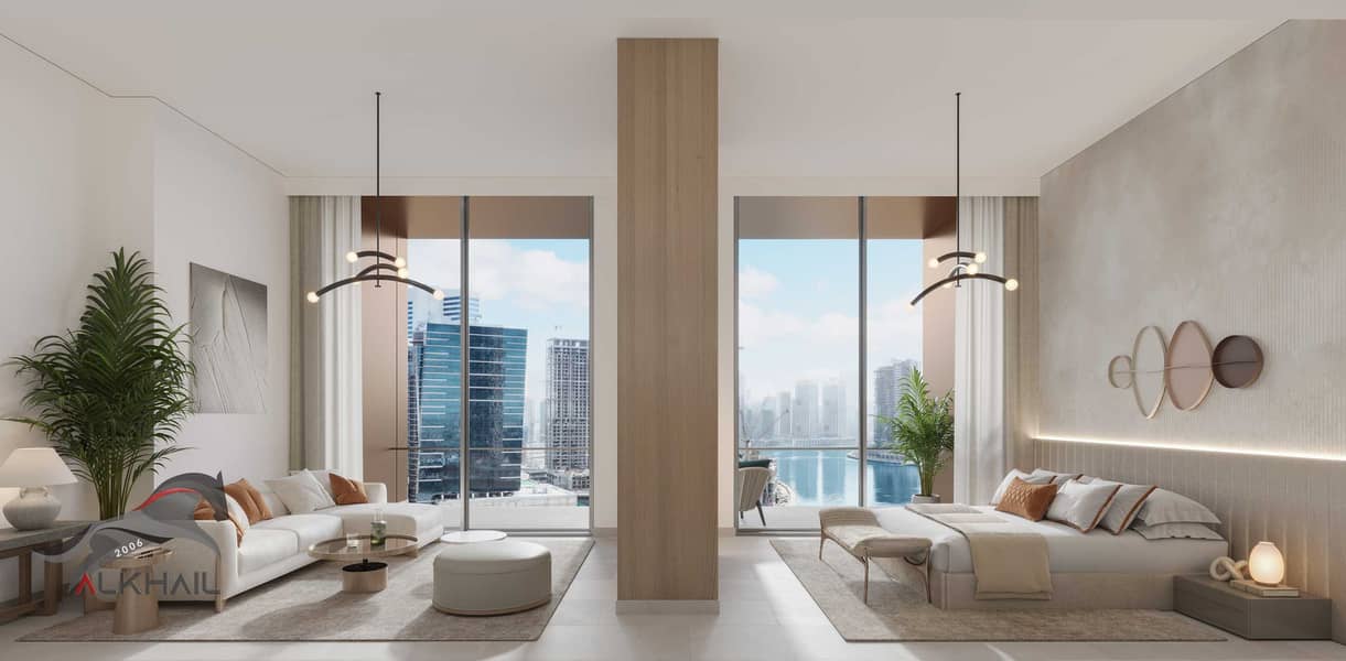 5 One River Point - Penthouse bedroom. jpg