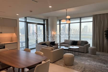 3 Schlafzimmer Wohnung zum zur Miete in Dubai Harbour, Dubai - Wohnung in Dubai Harbour，Emaar Beachfront，Marina Vista，Marina Vista Tower 1, 3 schlafzimmer, 300000 AED - 16287025