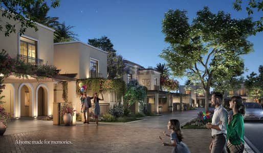 5 Bedroom Villa for Sale in Yas Island, Abu Dhabi - Double row | Mid Unit | 5 Bhr + Maid + Study