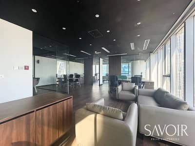 Office for Rent in Business Bay, Dubai - Fitted | Furnished | High floor