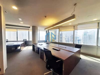 Office for Rent in Jumeirah Lake Towers (JLT), Dubai - Fully Furnished | Lake View | 5 Dedicated Parkings Office for Rent in Jumeirah Lake Towers (JLT), Dubai - Fully Furnished | Lake View | 5 Dedicated Parkings