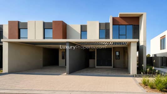 3 Bedroom Townhouse for Rent in Cherrywoods, Dubai - Landscaped Corner Unit | Large Plot | Single Row 3 Bedroom Townhouse for Rent in Cherrywoods, Dubai - Landscaped Corner Unit | Large Plot | Single Row