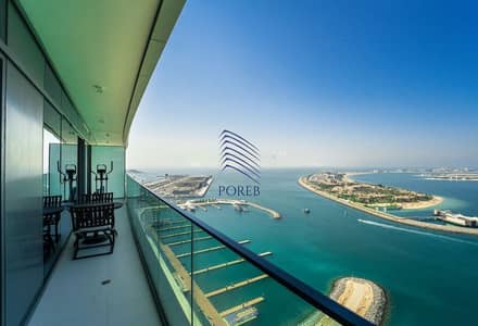 2 Schlafzimmer Wohnung zum zur Miete in Dubai Harbour, Dubai - Wohnung in Dubai Harbour，Emaar Beachfront，Beach Vista, 2 schlafzimmer, 230000 AED - 16289307