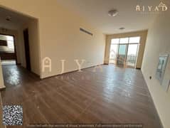For annual rent first tenant: 1 bed reception apartment in Al Jurf 3 Ajman, near Dubai exit, master room, 2 bathrooms, balcony, central AC, wardrobes,