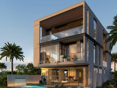 6 Bedroom Townhouse for Sale in Jumeirah Golf Estates, Dubai - Park Views I Single Row I 30 70 Payment Plan