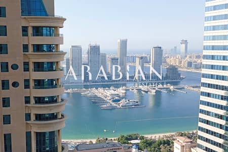 فلیٹ 2 غرفة نوم للايجار في دبي مارينا، دبي - شقة في برج سلافة،دبي مارينا 2 غرف 115000 درهم - 16291055