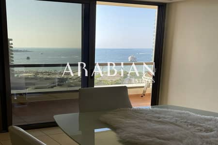 2 Bedroom Apartment for Rent in Jumeirah Beach Residence (JBR), Dubai - Largest Layout | Fully Furnished | Full Sea View |