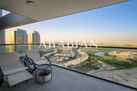 2 Bedroom Flat for Rent in DAMAC Hills, Dubai - High Floor | Furnished | Golf Views