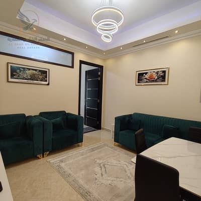 1 Slaapkamer Appartement te Huur in Al Rawda, Ajman - شقه مفروشه غرفه وصاله الروضه 3 قريبه من مطعم بحر الامارات1. jpeg