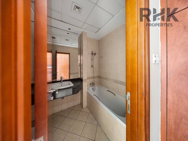 8 Bathroom with bathtub and vanity in Dubai Marina apartment