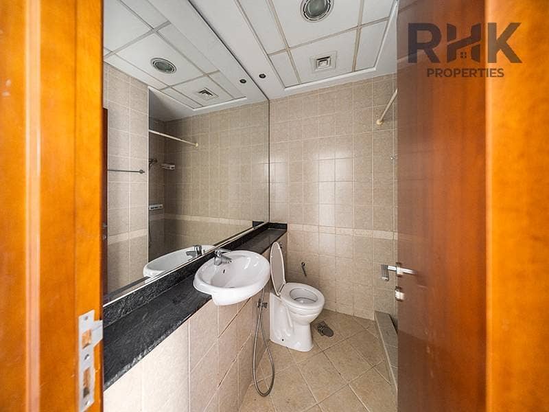 9 Guest bathroom with vanity in Dubai Marina apartment for sale