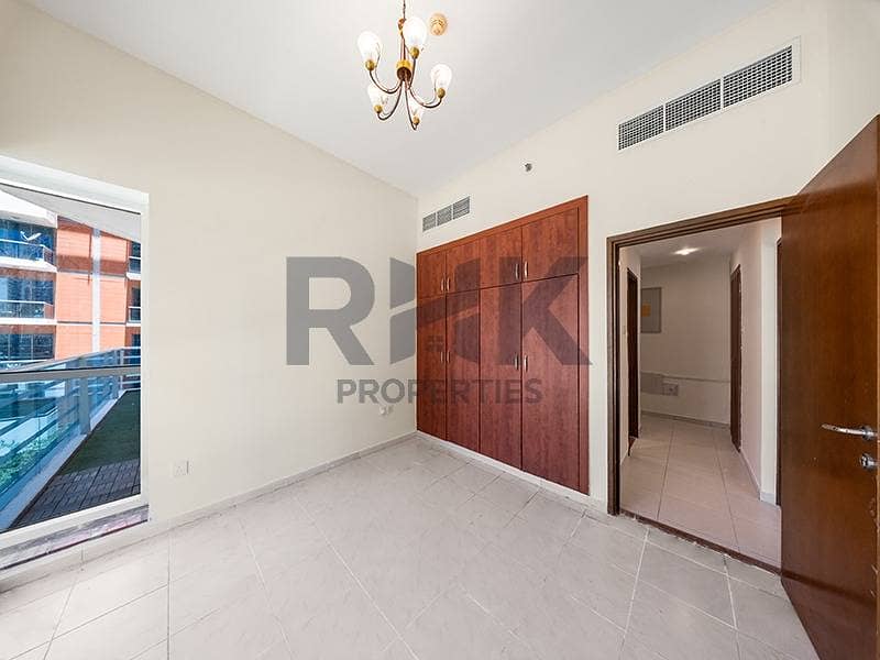 3 Bedroom with built-in wardrobes and balcony access in Dubai Marina apartment
