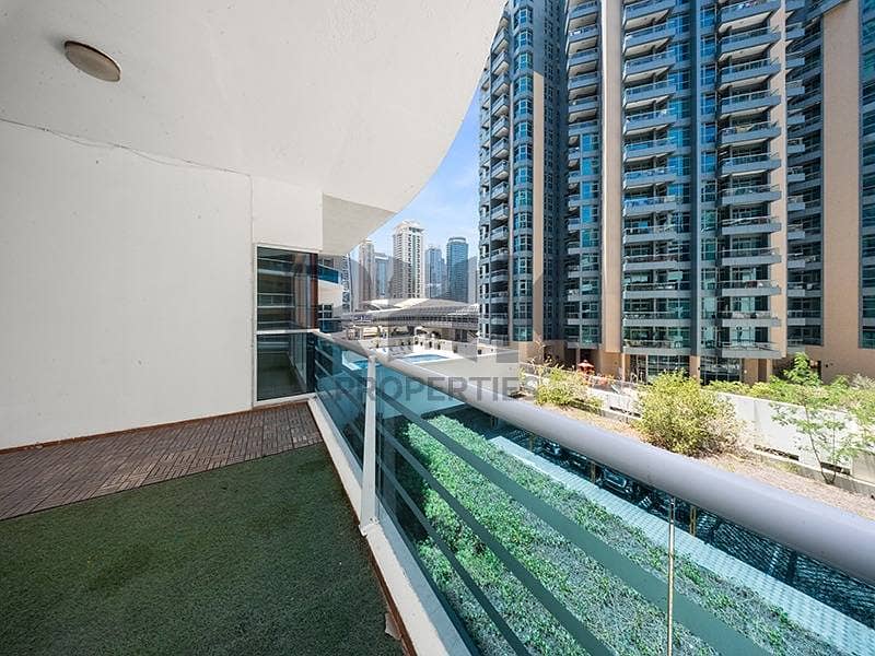 8 Terrace with pool and tower views in Dubai Marina apartment