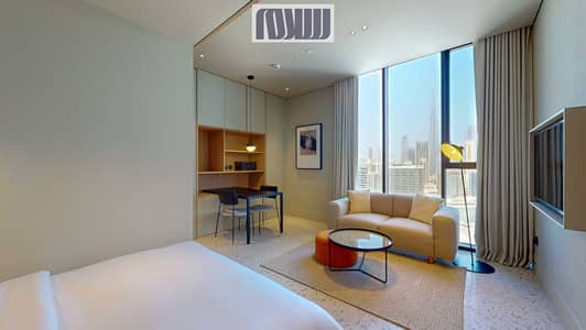Estudio para en Alquiler en Business Bay, Dubai - UPSIDE-Living-The-Social-Burj-Khalifa-Views-09122023_161213. jpg