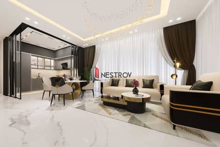 Studio for Sale in Business Bay, Dubai - Bayz101_Living_room. jpg