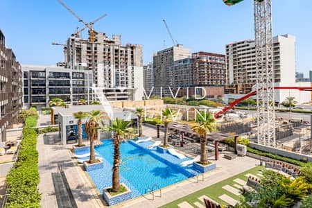 1 Bedroom Apartment for Rent in Jumeirah Village Circle (JVC), Dubai - Available Mid Sep | Pool Facing | Modern Finishes